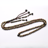 Kok with Metal & Stone Inlays 7mm 100 Beads
