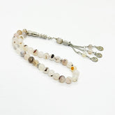 سبحة عقيق شجري 33 حبايه 10 ملي