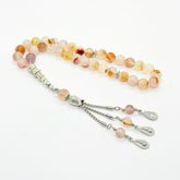 سبحه عقيق يمني 10 ملي 33 خرزة