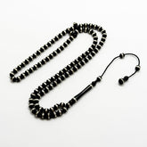 كوك اسود مطعّم بالفضة 6 ملي 99 حبّةعيار 999