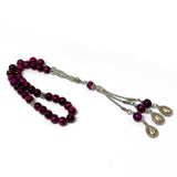Red Indian Agate 33 Beads 10mm