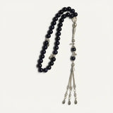 Brown Starry Stone 10mm 33 Beads Misbaha