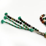 عقيق هندي اخضر 100 حبايه 8 ملي 2 عداد