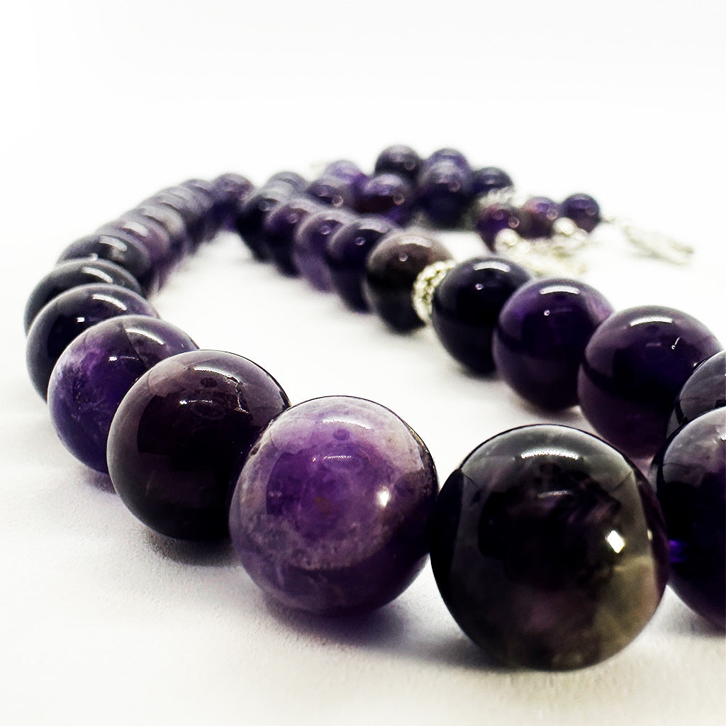 سبحة حجر الاماتيست 10 ملي 33 حبايه