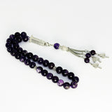 سبحة حجر الاماتيست 10 ملي 33 حبايه