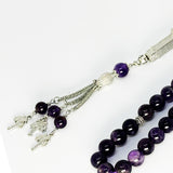 سبحة حجر الاماتيست 10 ملي 33 حبايه