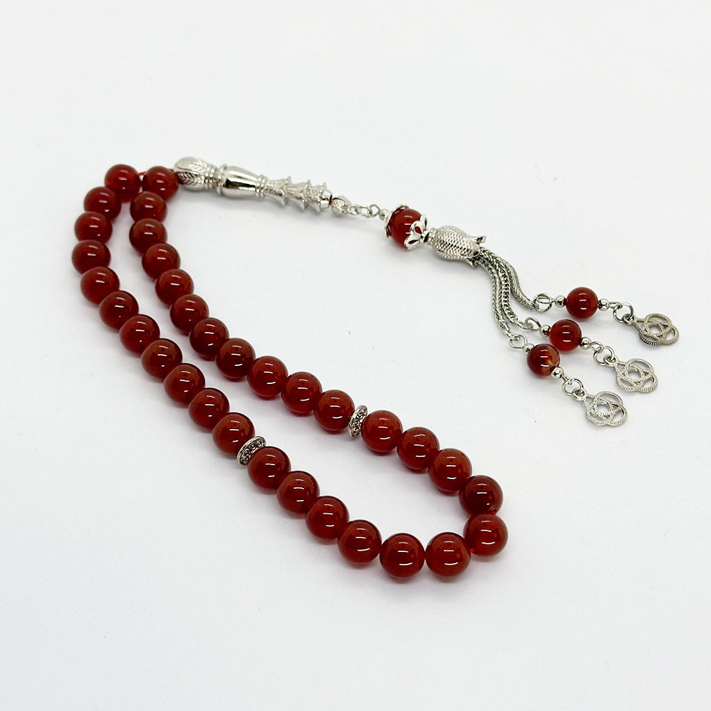 عقيق كبدي 10 ملي 33 حبايه