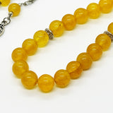 سبحه عقيق شرف الشمس 10 ملي 33 حبايه