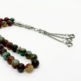 عقيق هندي ١٠ ملي ٣٣ حبايه