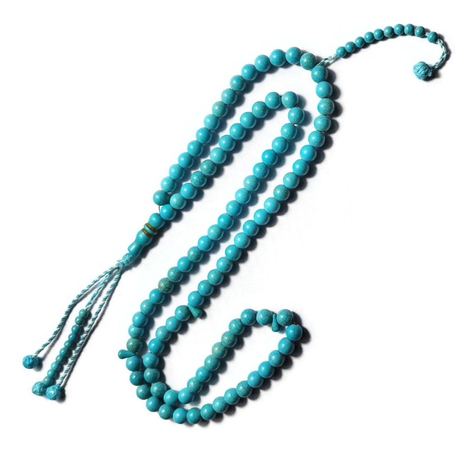 سبحة فيروز هولايت 10مم 100 حبه 2عداد - بتقفيل أفريقي