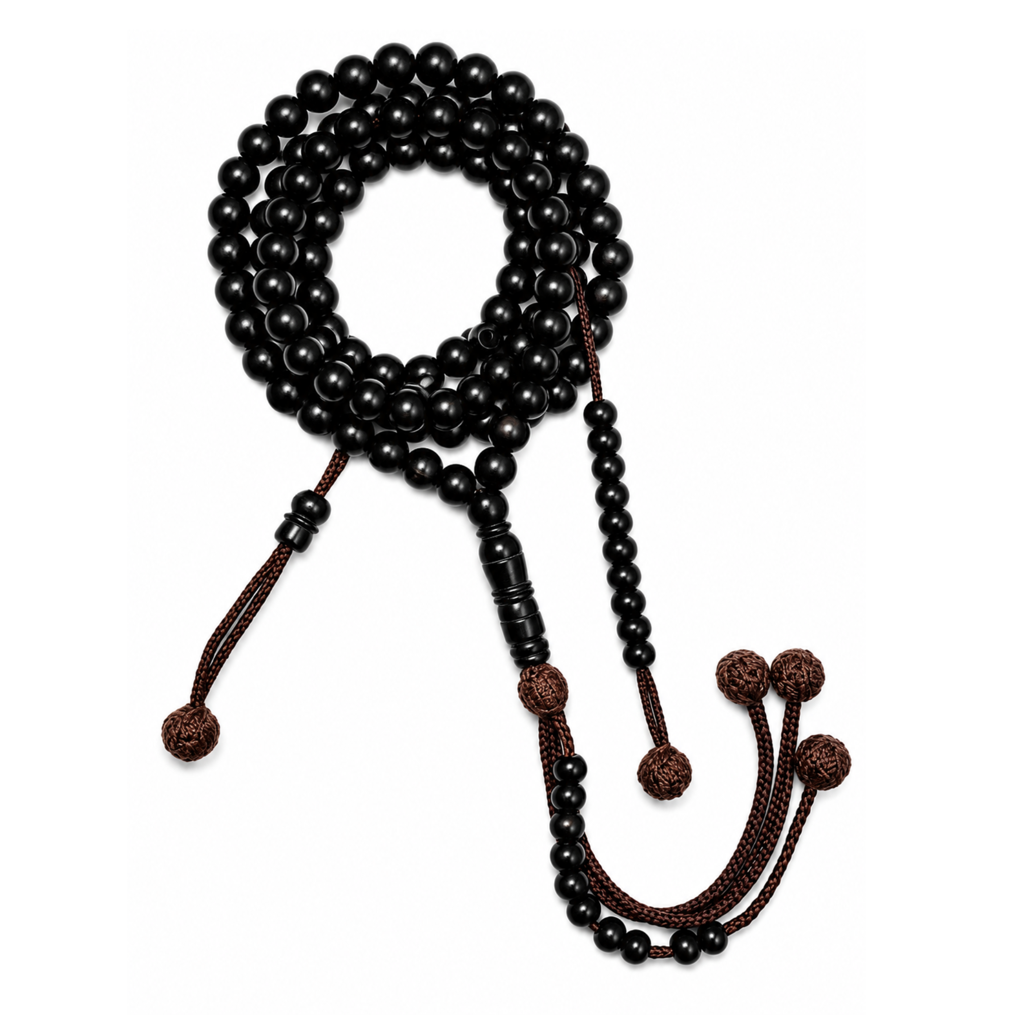 black kok 8mm 100 Beads 2 Counters