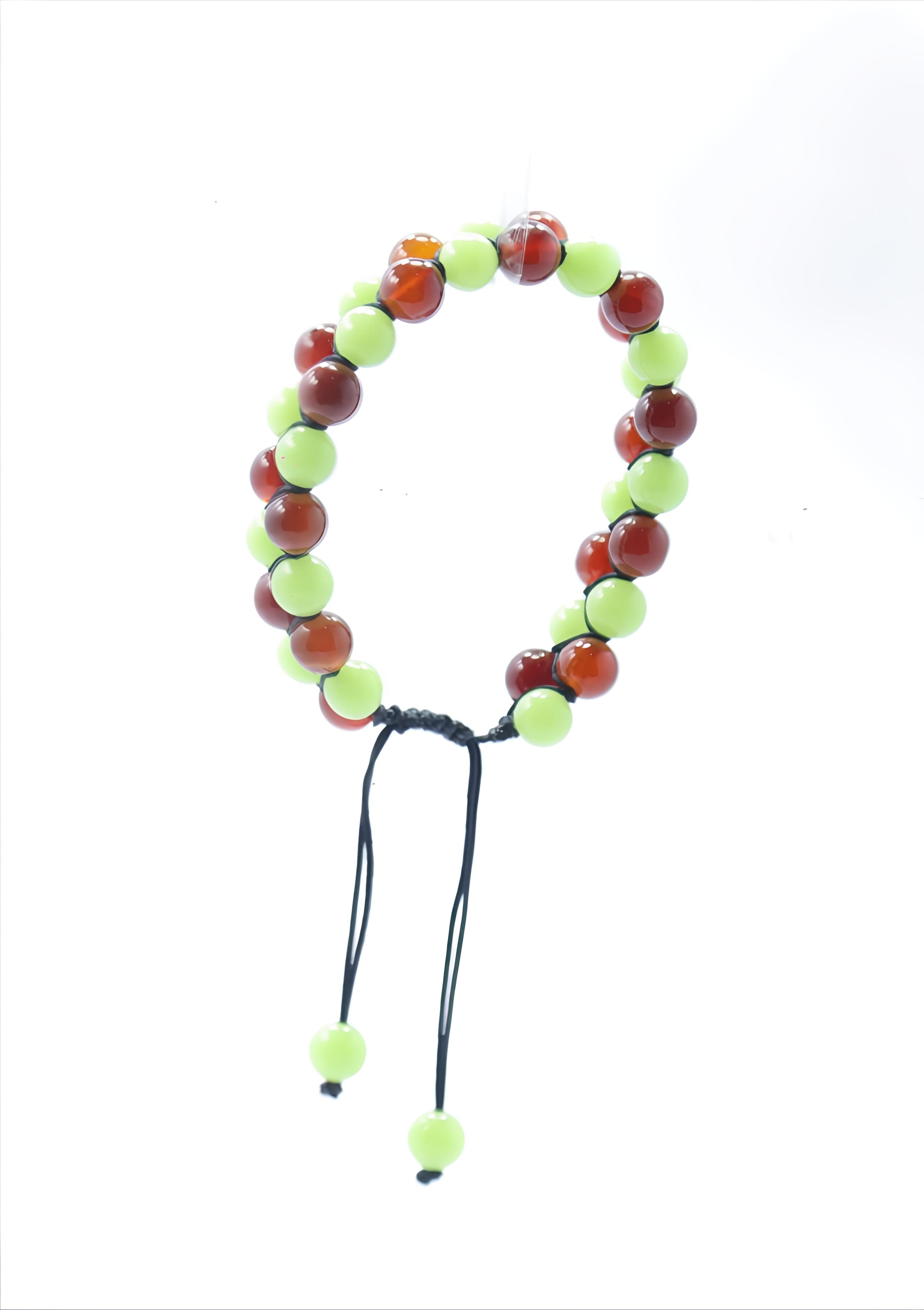 بريسلت 2 دور حجر طاقة في عقيق كبدي طبيعي