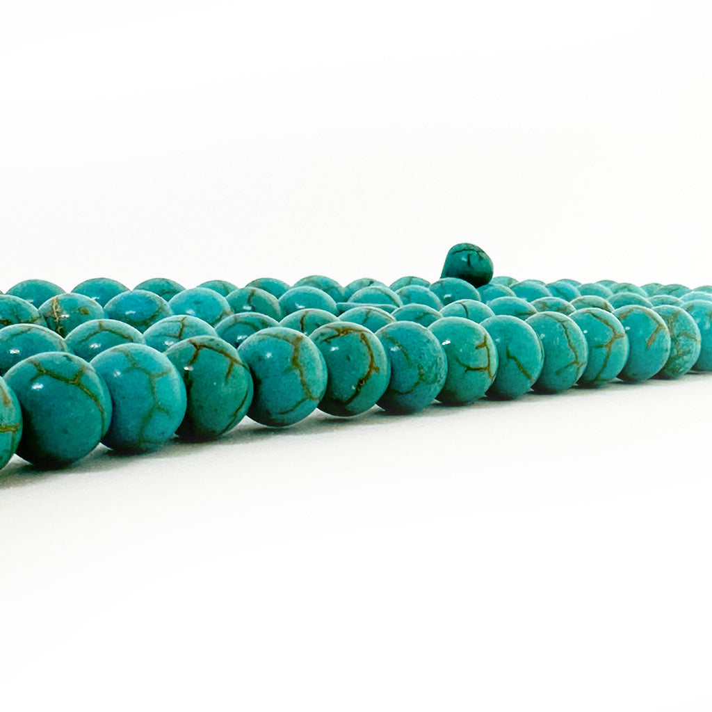 سبحه فيروز هولايت ازرق مقاس 8 مل 100 حبه 2 عداد