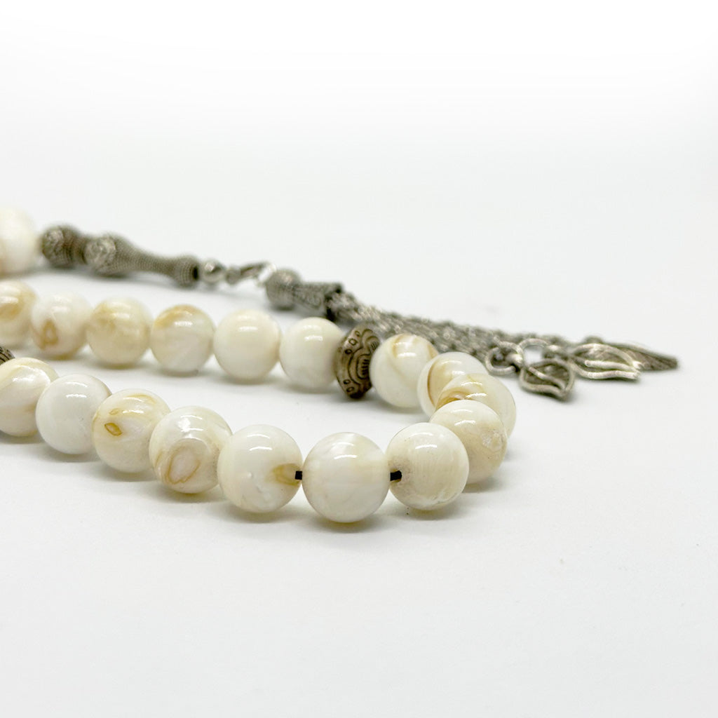 Natural Seashell 10mm 33 Beads  