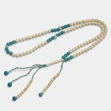 Camel Bone Turquoise Inlaid 8mm 100 Beads 