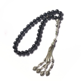 Dark Agate 10mm 33 Beads  