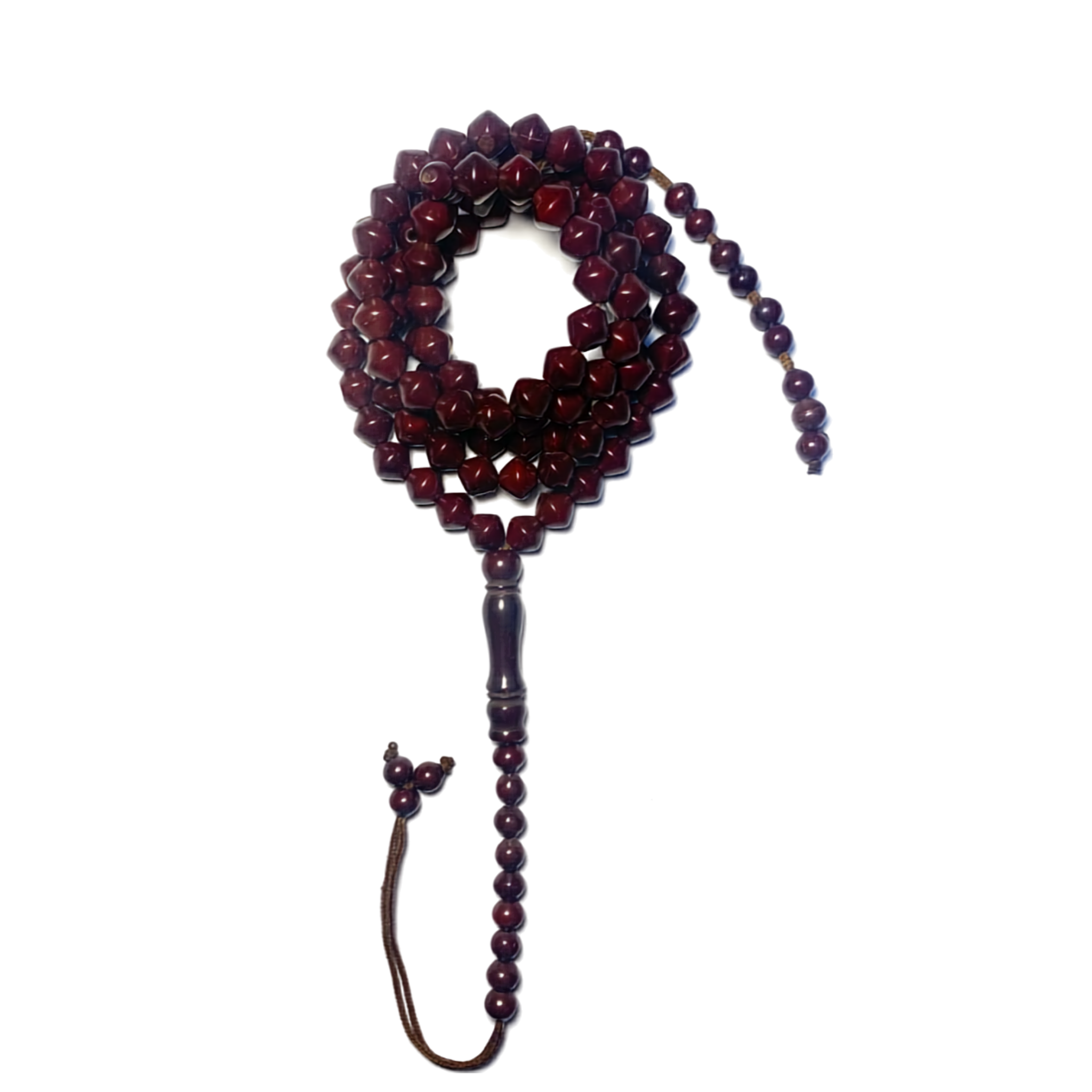 Kok Burgundy Conical 8mm 100 Beads