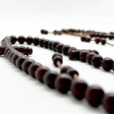 Tijani Burgundy kok 8mm 100 Beads 4 Counters