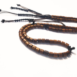 سبحة خشب ماهوجني طقم كوك طبيعي 8 مم